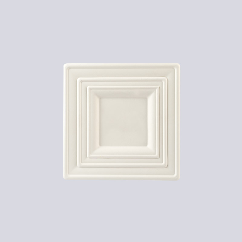 Valettu kuitulautanen ja kuppitarjotin